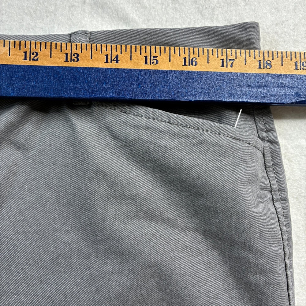 Old Navy Pixie Mid Rise Gray Twill Pants Women Size 14 New With Tags - Picture 6 of 16